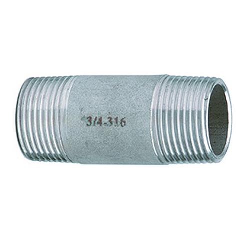Edelstahl Rohrdoppel-Nippel. Nr. 530 von Atusa Edelstahl Rohrdoppel-Nippel. Nr. 530 aus der Kategorie Edelstahl Gewindefittings