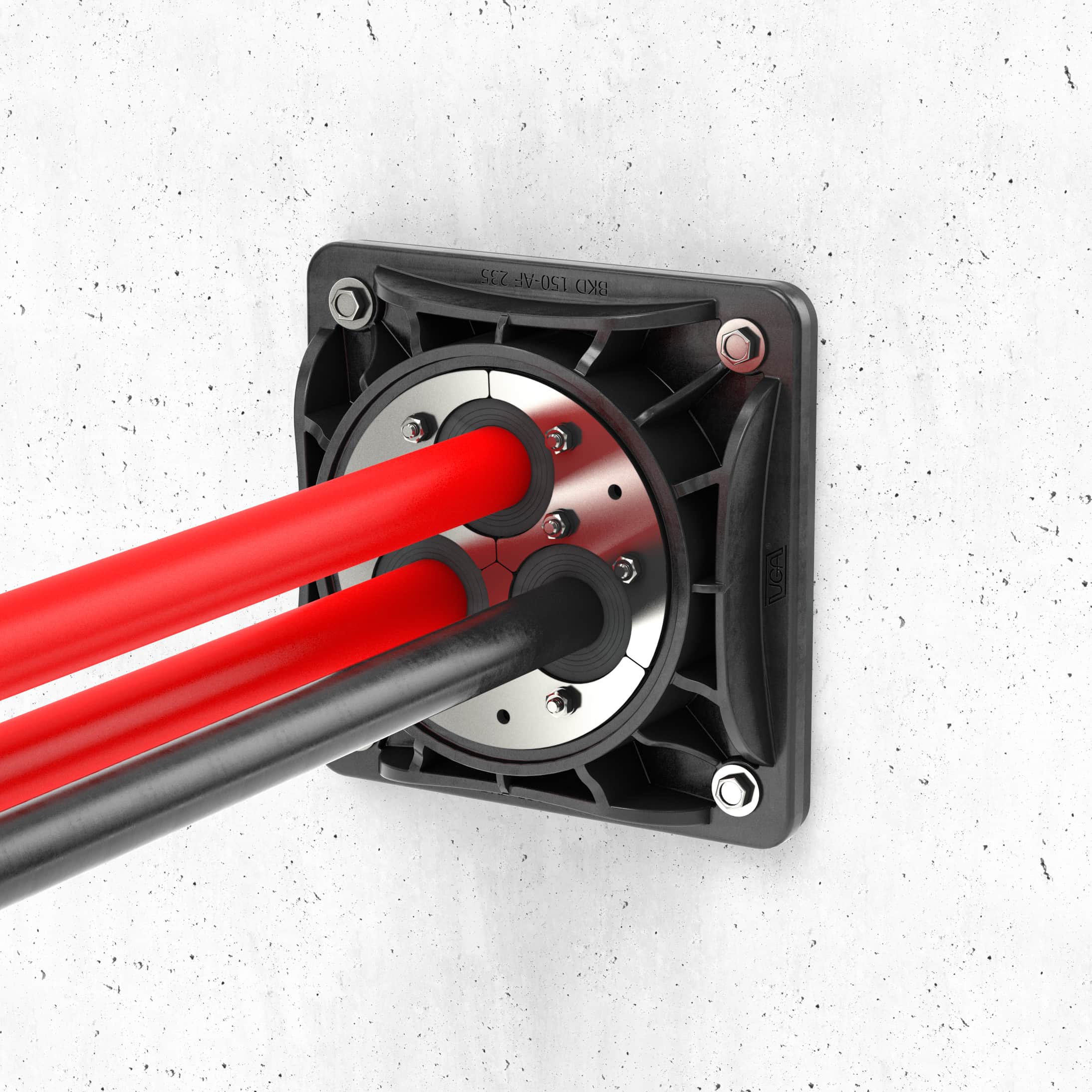 Aufbau-Flansch BKD150-AF-235/BE-VZ Verzinkt von der Marke UGA System-Technik Aufbau-Flansch BKD150-AF-235/BE-VZ Verzinkt aus der Kategorie Kabelschutz mit der Artikelnummer 403115000010