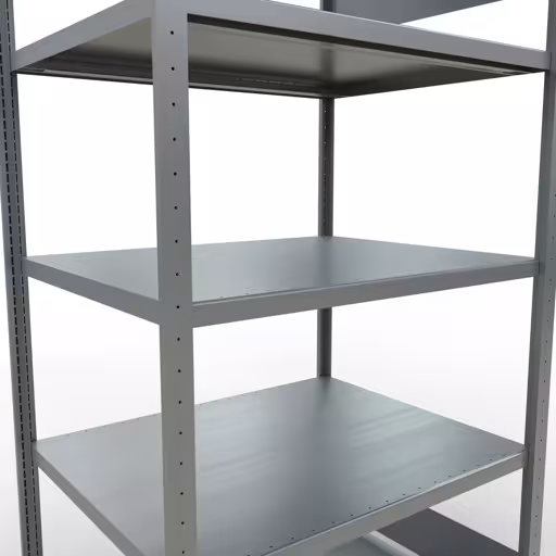 Abbildung Nr 15 des Artikels Grundregal, Fachbodenregal Stecksystem MULTIplus250, 2000 x 1000 x 800 mm (HxBxT), 5 Fachböden, Längenriegel, verzinkt aus der Produktgruppe Stecksystem von der Marke Schulte Lagertechnik