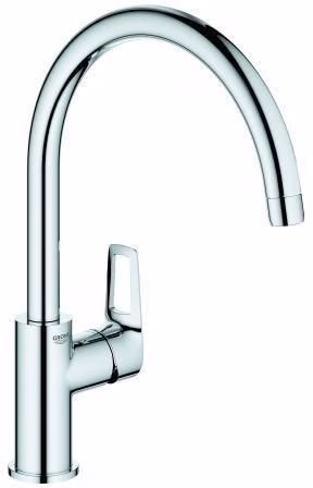 GROHE Einhand-Spültischbatterie BauLoop 31368 hoher Auslauf chrom von der Marke Grohe GROHE Einhand-Spültischbatterie BauLoop 31368 hoher Auslauf chrom aus der Kategorie Küchenarmaturen mit der Teilenummer 6000520514
