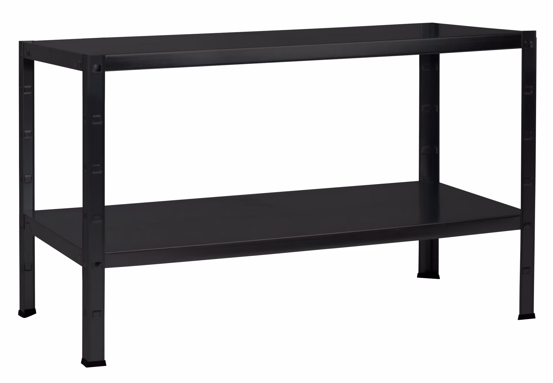 SCHULTE Regalwelt Steckregal mit 2 Fachböden, 43x100x40 cm (HxBxT), schwarz von der Marke Schulte Regalwelt aus der Produktreihe Stecksystem