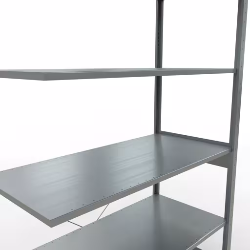 Stecksystem Anbauregal 2500x1300x600 mm, Typ 150 kg, verzinkt von Schulte Lagertechnik mit der Artikelnr. 12766-130