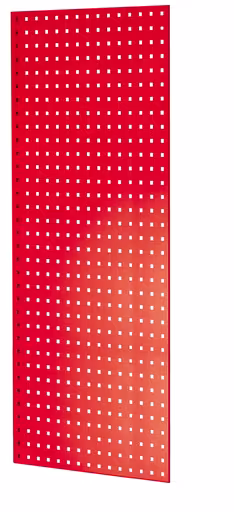 Lochplatten-Seitenblende, 90 x 1300 x 600 mm (H x T), RAL 3000 feuerrot aus der Kategorie Zubehör mit der Artikelnummer 35675-R