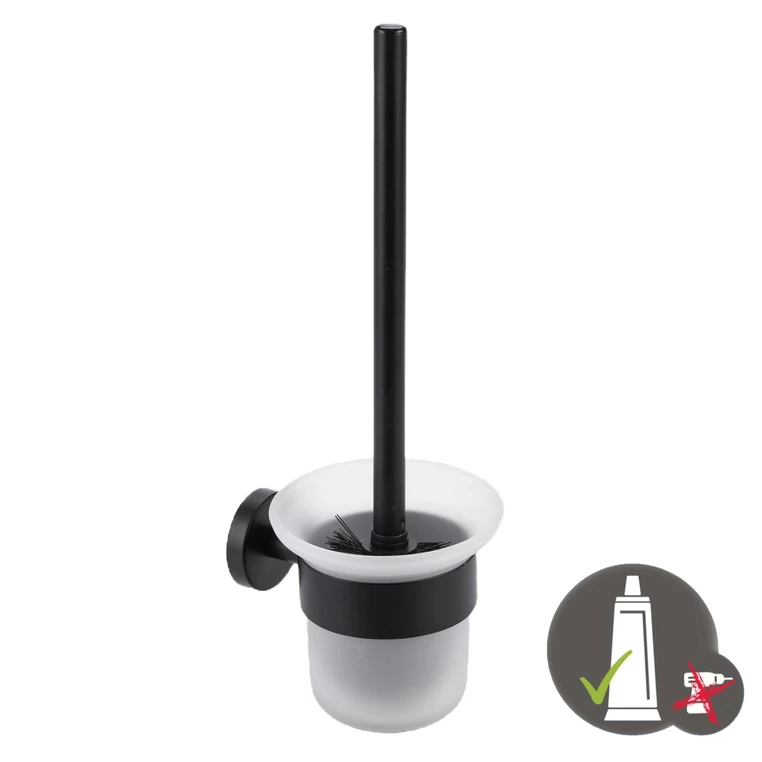 ROUND BLACK Toilettenbürstengarnitur Edelstahl von der Marke Ortwein ROUND BLACK Toilettenbürstengarnitur Edelstahl aus der Kategorie WC-Bürsten mit der Teilenummer IP2105