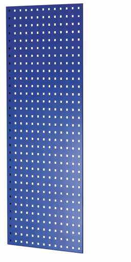 Lochplatten-Seitenblende, 90 x 1250 x 500 mm (H x T), RAL 5010 enzianblau aus der Kategorie Zubehör mit der Artikelnummer 35682-B