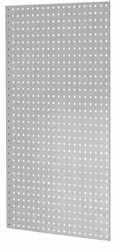 Lochplatten-Seitenblende, 90 x 1300 x 800 mm (H x T), RAL 7035 lichtgrau aus der Kategorie Zubehör mit der Artikelnummer 35676