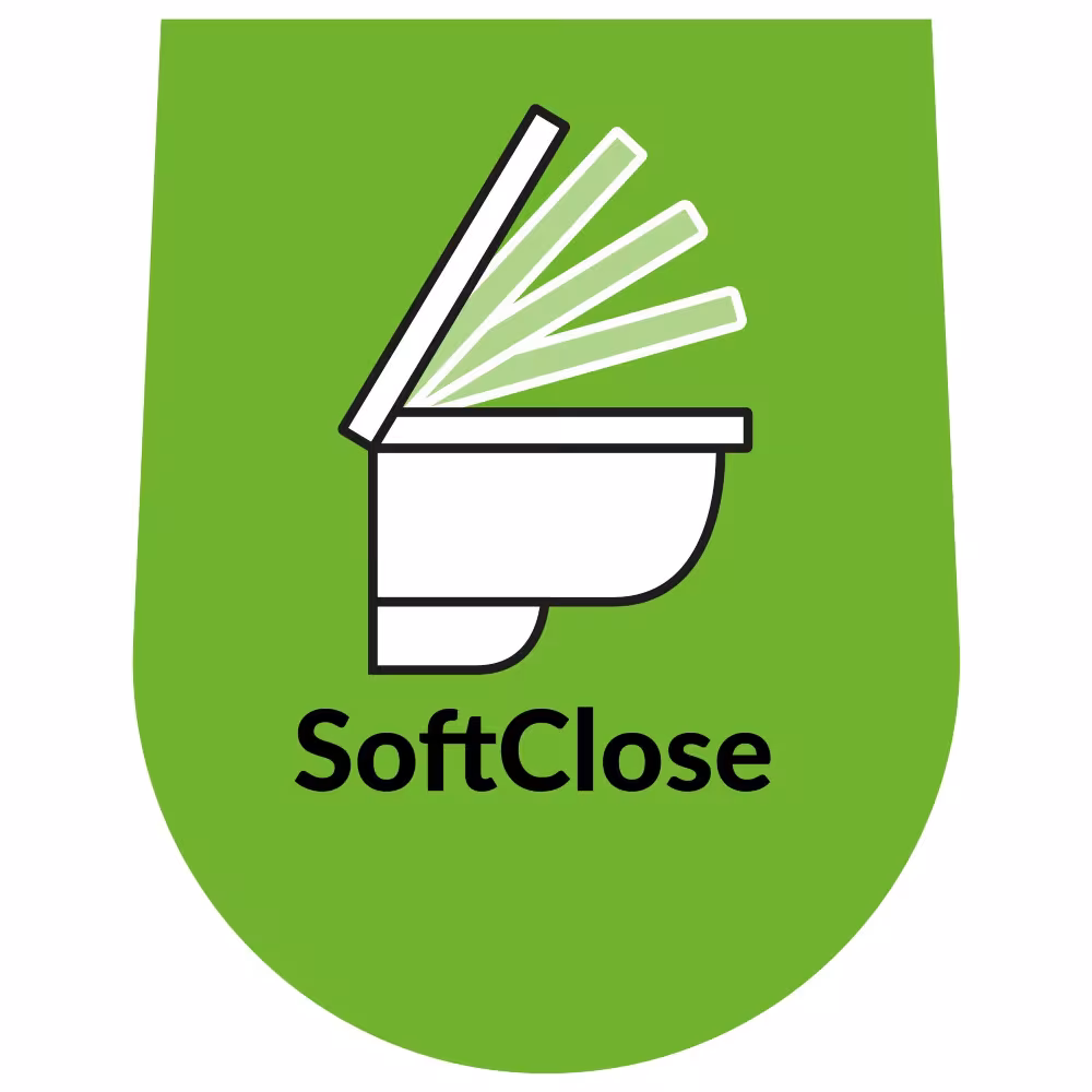 Abbildung Nr 6 des Artikels Recycling WC-Sitz R700 Öko Schwarz oval mit Absenkautomatik aus der Produktgruppe Badausstattung & Sanitär von der Marke LUVETT