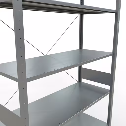 Andere Ansicht des Artikels Stecksystem Grundregal 3000x1300x500 mm, Typ 150 kg, verzinkt aus der Kategorie Stecksystem