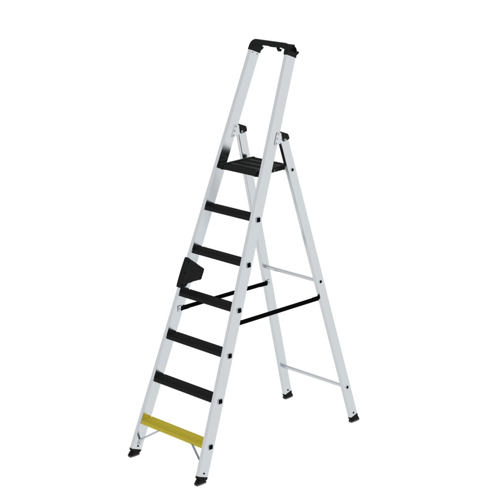 Munk Stufen-Stehleiter 250 kg einseitig begehbar mit clip-step R13 aus der Kategorie Stehleitern mit der Artikelnr. 042707