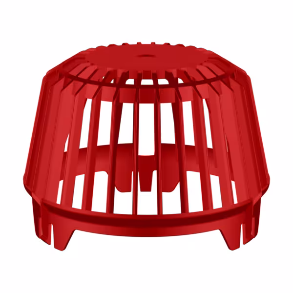 Flavent Pro Laubfang für Dachabläufe Typ Ausführung: Rot, für Dachablauf aus der Kategorie Dachdurchgänge isoliert mit der Artikelnr. KF7733-DR