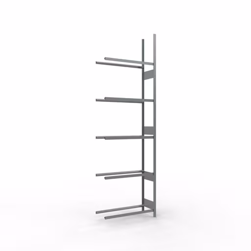 Anbauregal, Räder-/Reifenregal, 3500 x 1050 x 400 mm, verzinkt, 5 Lagerebenen á 150 kg Fachlast pro Ebene aus der Kategorie Autoteilelagerung mit der Artikelnummer 20775