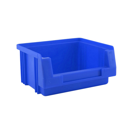 Sichtlagerkasten, TxBxH 89x102x50 mm, blau, Polypropylen aus der Kategorie Kleinteilelagerung mit der Artikelnummer 20235