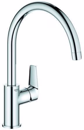 GROHE Einhand-Spültischbatterie BauEdge 31367 hoher Auslauf chrom von der Marke Grohe GROHE Einhand-Spültischbatterie BauEdge 31367 hoher Auslauf chrom aus der Kategorie Küchenarmaturen mit der Teilenummer 6000520513