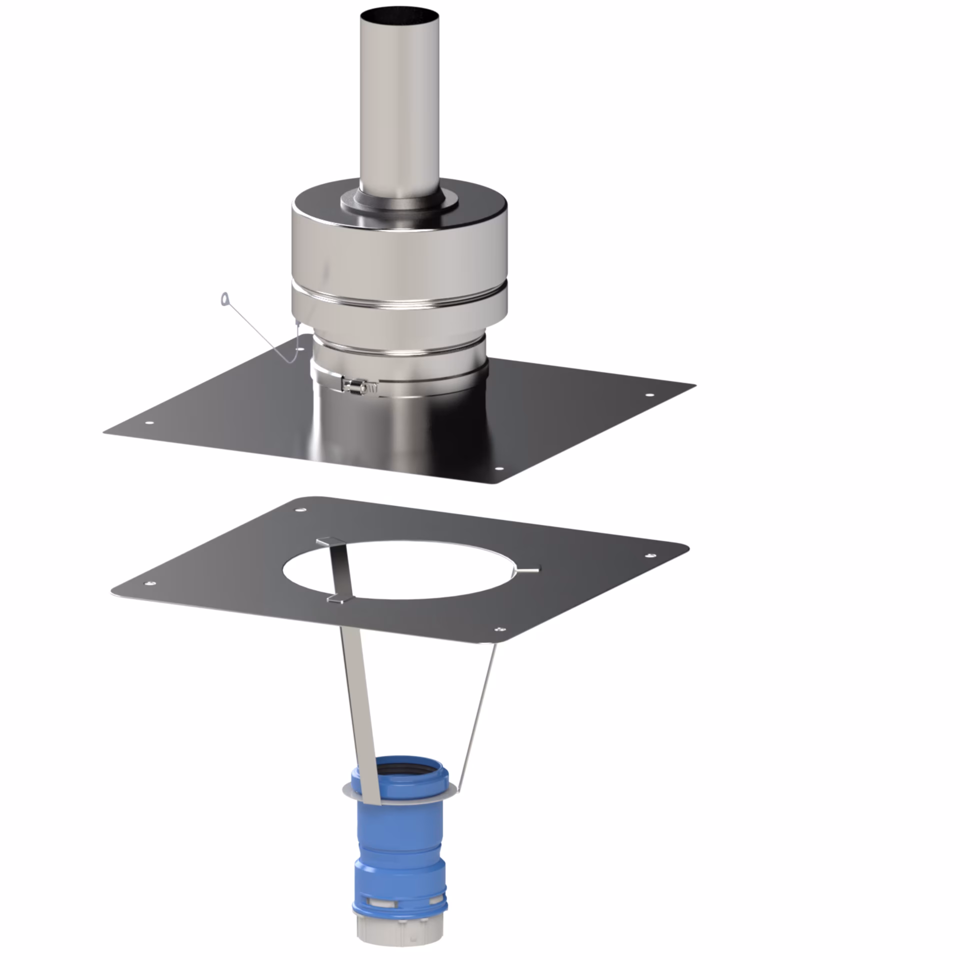 CB-Schachtabdeckung Metall flex Endrohr D 110/113 von Skoberne CB-Schachtabdeckung Metall flex Endrohr D 110/113 aus der Kategorie Kunststoffabgassystem mit der Artikelnr. 762157