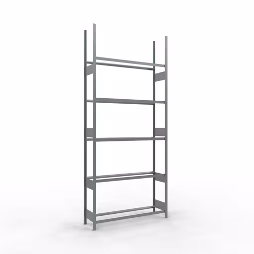 Grundregal, Räder-/Reifenregal, 3500 x 1500 x 400 mm, verzinkt, 5 Lagerebenen á 150 kg Fachlast pro Ebene aus der Kategorie Autoteilelagerung mit der Artikelnummer 20768