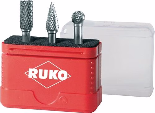 Frässtiftsatz Schaft-Durchmesser 6mm 3-teilig HM ZYA-ST/SPG/KUD RUKO von der Marke Ruko Frässtiftsatz Schaft-Durchmesser 6mm 3-teilig HM ZYA-ST/SPG/KUD RUKO aus der Kategorie Fräser mit der Teilenummer 8000421355