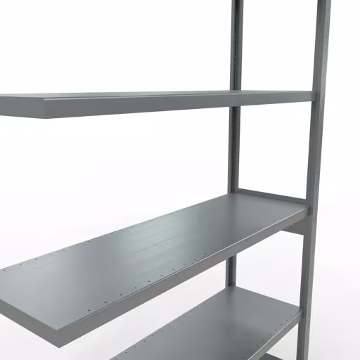 Abbildung Nr 9 des Artikels Anbauregal, Fachbodenregal Stecksystem MULTIplus250, 2500 x 1300 x 400 mm (HxBxT), 6 Fachböden, Längenriegel, verzinkt aus der Produktgruppe Stecksystem von der Marke Schulte Lagertechnik