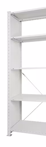 MULTIplus T-Profil-Vollblechrahmen 2000x500 mm, RAL 7035 lichtgrau, vormontiert von der Marke Schulte Lagertechnik aus der Produktreihe Stecksystem