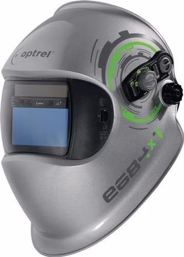 Schweißerschutzhelm Optrel e684 silber 90x110 mm DIN 5-13 Karton OPTREL aus der Kategorie Schutzhelme und Visiere mit der Teilenummer 4000370245