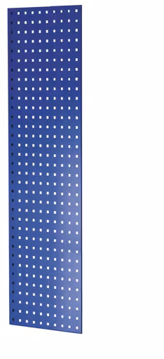 Lochplatten-Seitenblende, 90 x 1300 x 400 mm (H x T), RAL 5010 enzianblau aus der Kategorie Zubehör mit der Artikelnummer 35673-B