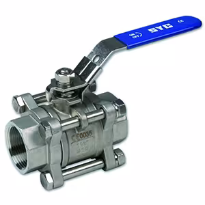 Edelstahl Kugelhahn 3-teilig 1/2 Zoll (PN 63), voller Durchgang von der Marke Atusa Atusa Edelstahl Kugelhahn 3-teilig, voller Durchgang PN63 Typ Größe: 1/2 Zoll aus der Kategorie Kugelhähne & Absperrventile mit der Artikelnr. IVB30063