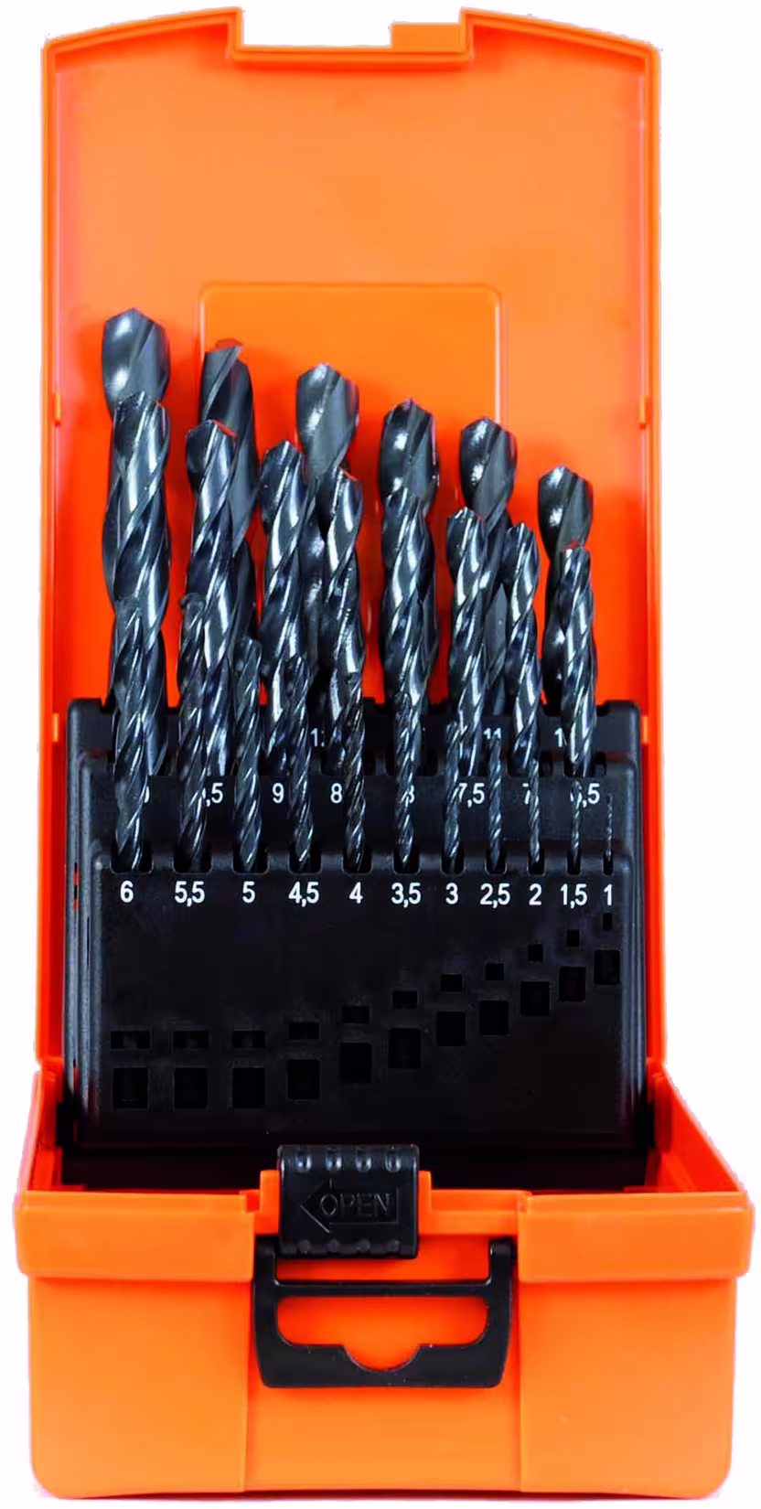 Kunststoffkassette HSS-R 1-13 mm 25tlg von der Marke PROJAHN Kunststoffkassette HSS-R 1-13 mm 25tlg aus der Kategorie Bohrer mit der Artikelnummer 67007