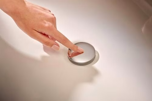 Hansgrohe Ablaufgarnitur PUSH-OPEN für Waschtisch- und Bidetmischer chrom