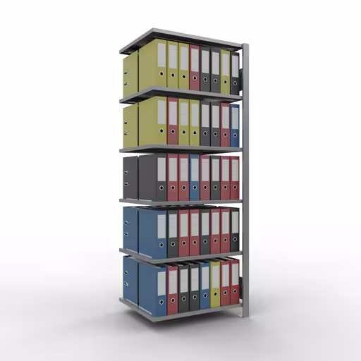 Produktbild Nr 13 des Artikels Anbauregal, Büro-Fachbodenregal Stecksystem MULTIplus150, 2000 x 750 x 600 mm (HxBxT), 6 Fachböden, Längenriegel, verzinkt, ohne Mittelanschlag Abbildung Nr 13 des Artikels Anbauregal, Büro-Fachbodenregal Stecksystem MULTIplus150, 2000 x 750 x 600 mm (HxBxT), 6 Fachböden, Längenriegel, verzinkt, ohne Mittelanschlag aus der Produktgruppe Büroregale von der Marke Schulte Lagertechnik