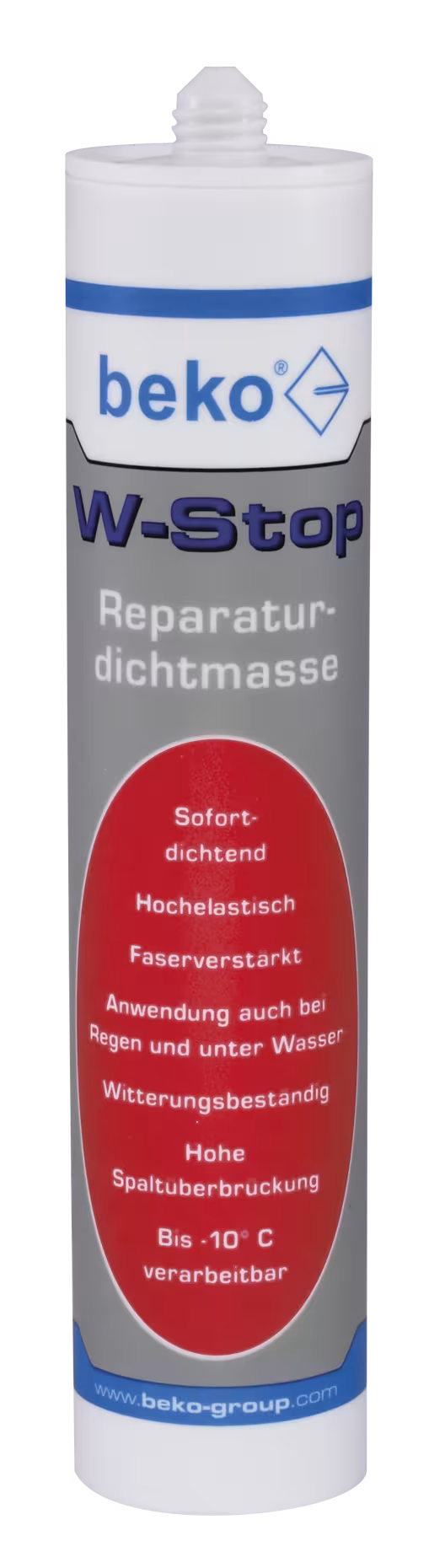 W-Stop Reparaturdichtmasse 310 ml grau von Beko W-Stop Reparaturdichtmasse 310 ml grau aus der Kategorie Dichtstoffe mit der Artikelnr. 237 1 310