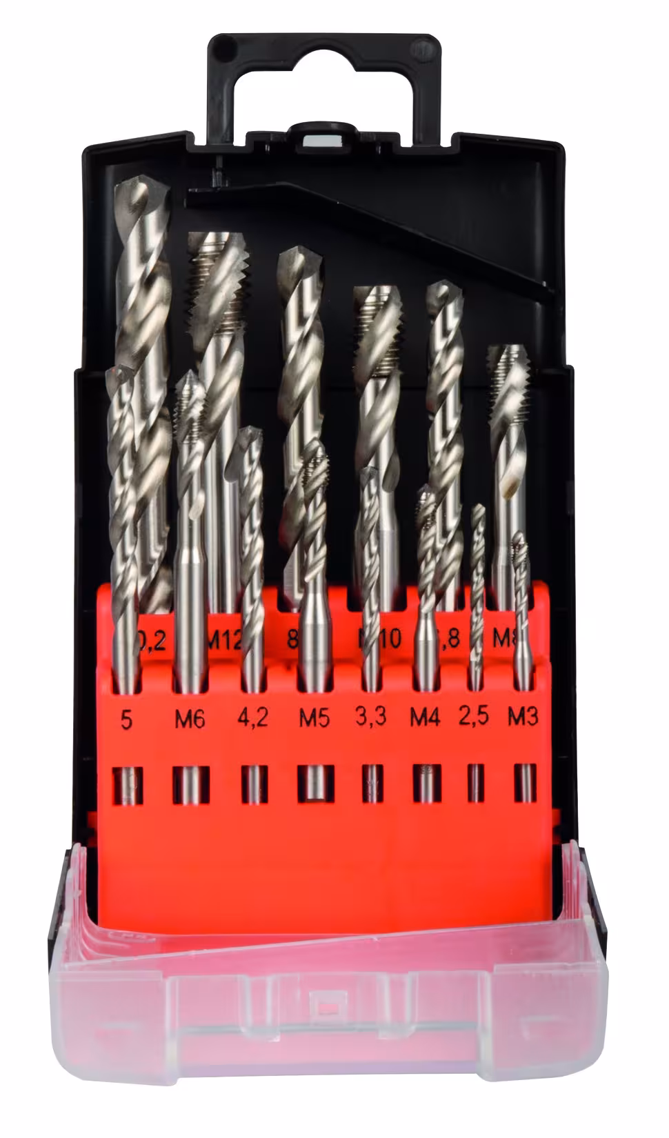 MGB Satz HSS-G 14tlg M3-M12 DIN371/376 35° Form C von der Marke PROJAHN aus der Produktreihe Handwerkzeuge