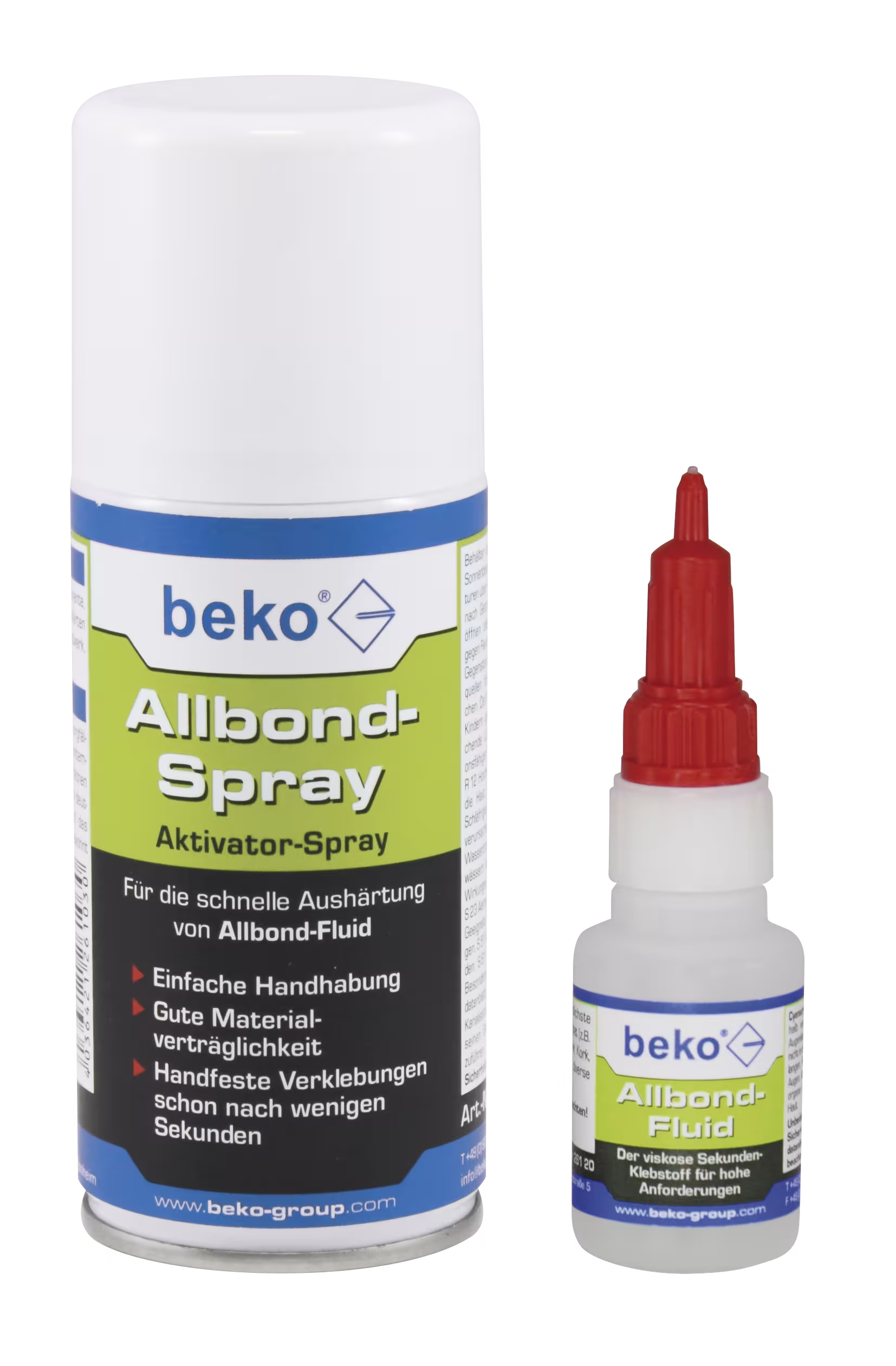 Allbond-Set: 20 g Allbond-Fluid + 150 ml Spray, im Blisterkarton aus der Kategorie Montagekleber mit der Artikelnr. 261 250 3