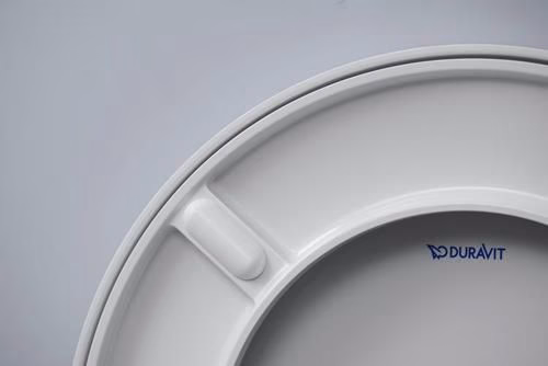 Detailbild 4018671 Duravit Wand-WC Set 540 mm D-Neo Weiß, Tiefspüler rimless, WC-Sitz mit Absenkautomatik, inklusive Durafix