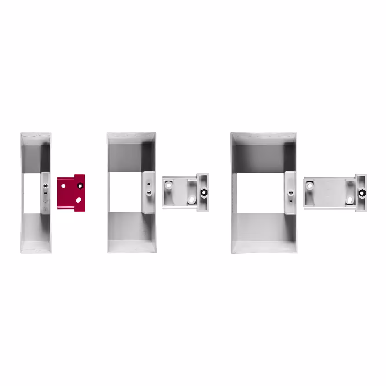 Wandaufbauset 3TE aus der Kategorie Gebäudeautomation mit der GTIN 4010940046842 Wandaufbauset von der Marke Grässlin Zeitschalttechnik aus der Kategorie Gebäudeautomation