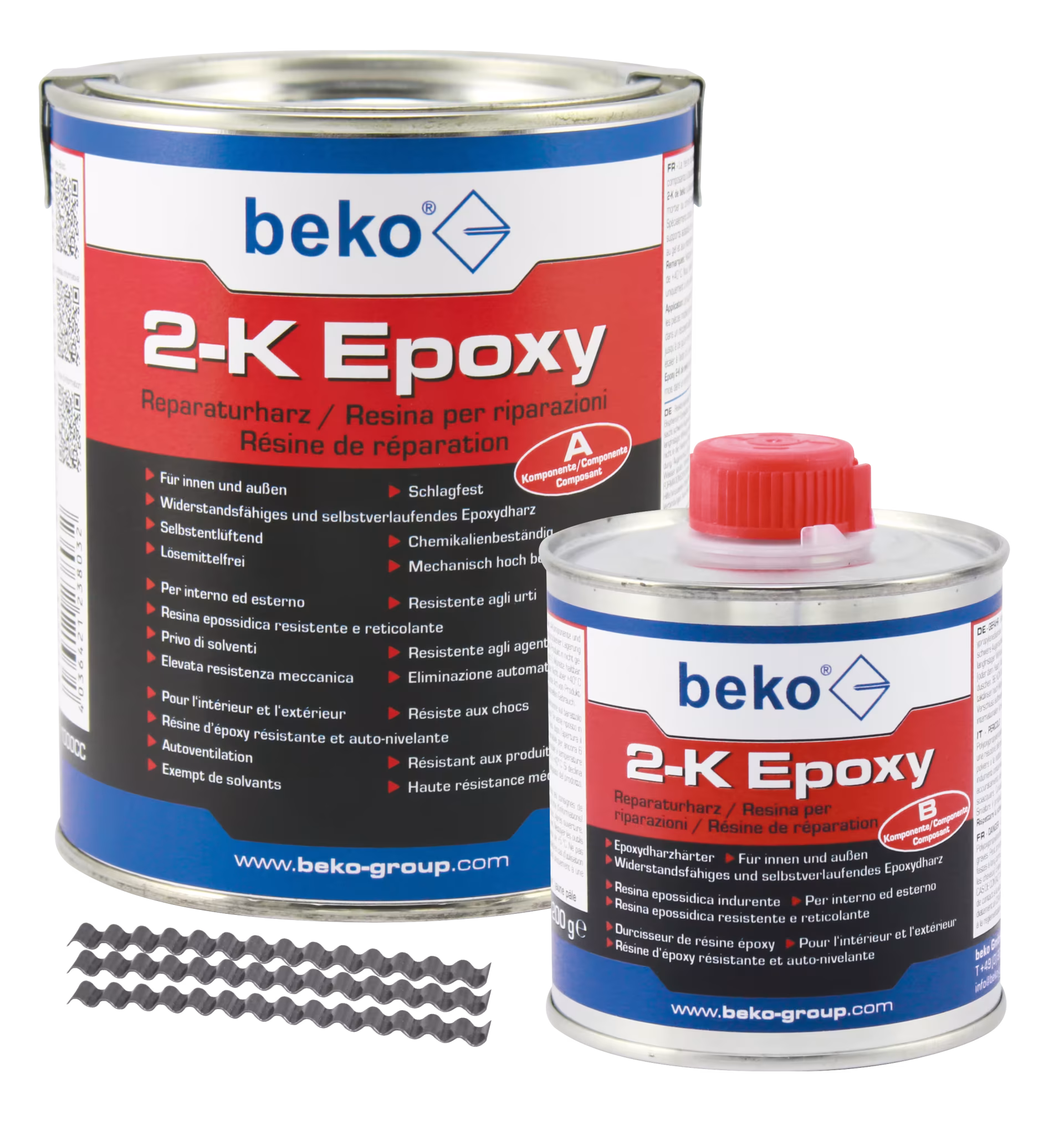 2-K Epoxy Reparaturharz 1 kg, inkl. 10 x Estrichklammern 6 x 70 mm von Beko 2-K Epoxy Reparaturharz 1 kg, inkl. 10 x Estrichklammern 6 x 70 mm aus der Kategorie Kitt & Epoxidharz mit der Artikelnr. 238 1 1000