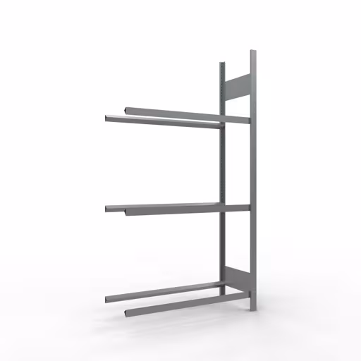 Anbauregal, Räder-/Reifenregal, 2000 x 1050 x 400 mm (HxBxT), verzinkt, 3 Lagerebenen á 150 kg Fachlast pro Ebene aus der Kategorie Autoteilelagerung mit der Artikelnummer 20771