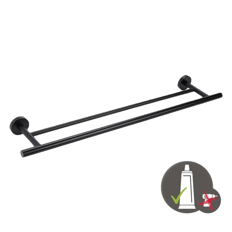 ROUND BLACK Handtuchhalter/Badetuchhalter Edelstahl aus der Kategorie Handtuchringe & Haken mit der Teilenummer IP2102