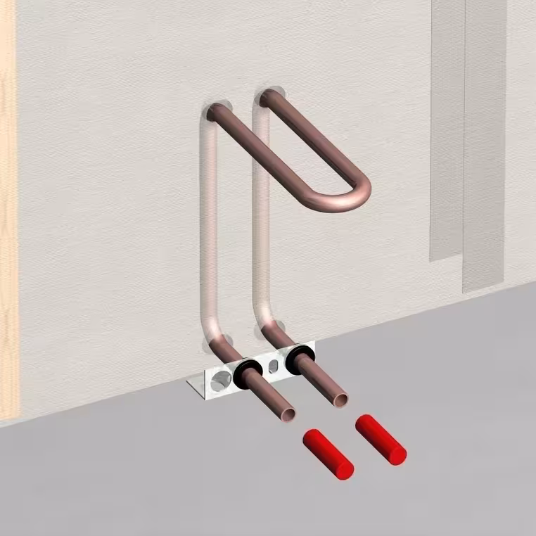 Heizbox1 C- & L-Form für ø15mm Cu-Rohr von der Marke Ortwein aus der Produktreihe Heizkörper