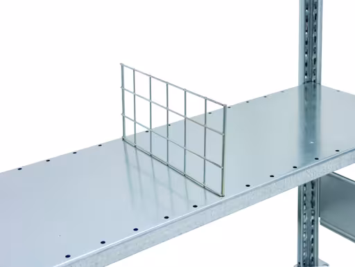 Draht-Steckgitter, 500 x 140 mm (T x H), glanzverzinkt für MULTIplus250- und MULTIplus330-Fachböden von der Marke Schulte Lagertechnik aus der Produktreihe Fachbodenregale