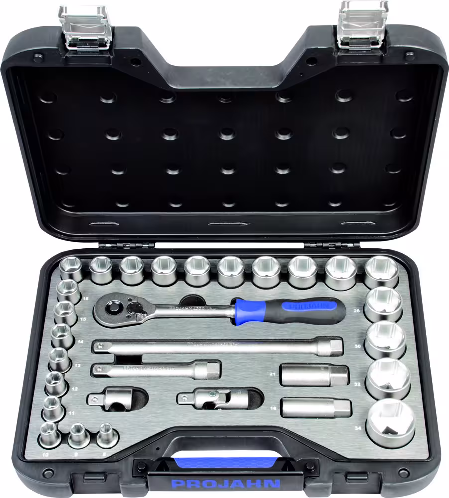 1/2" PROJAHN professional Steckschüssel-Koffer 30-teilig von der Marke PROJAHN 1/2" PROJAHN professional Steckschüssel-Koffer 30-teilig aus der Kategorie Steckschlüssel Sätze & Einzelteile mit der Artikelnummer 3901201