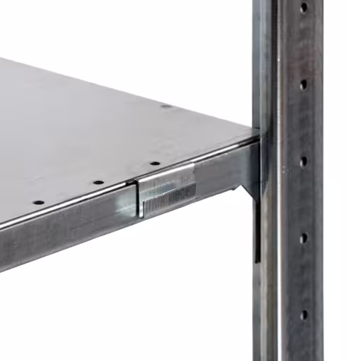 Aufhängekonsole für Eckregale, verzinkt, für MULTIplus250- und MULTIplus330-Fachböden von der Marke Schulte Lagertechnik aus der Produktreihe Fachbodenregale