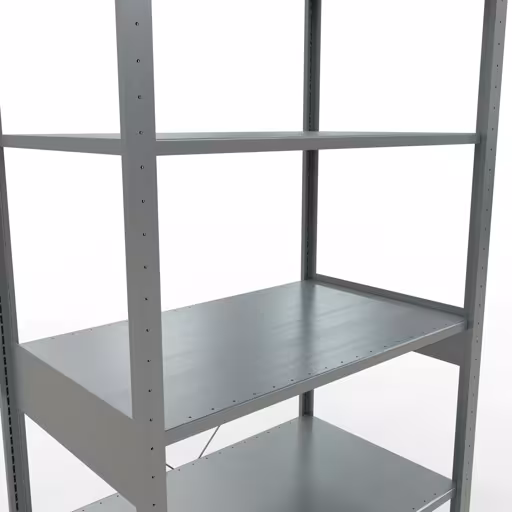 Abbildung Nr 11 des Artikels Grundregal, Fachbodenregal Stecksystem MULTIplus85, 2500 x 1000 x 600 mm (HxBxT), 6 Fachböden, Kreuzstrebe, verzinkt aus der Produktgruppe Stecksystem von der Marke Schulte Lagertechnik