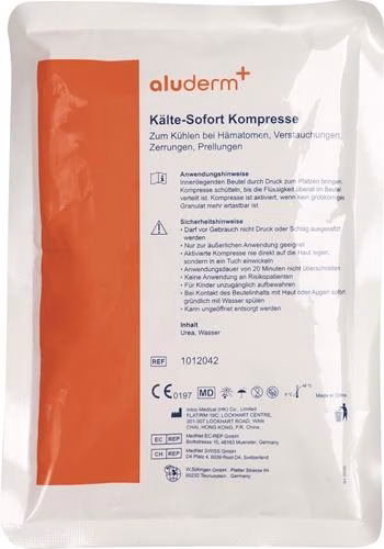 Kälte-Sofortkompressen klein Länge circa 150xBreite circa 210mm ohne Vorkühlung Krt.a 48 Stück SÖHNGEN aus der Kategorie Söhngen mit der Teilenummer 4000386041