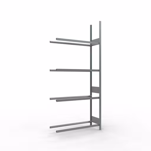 Anbauregal, Räder-/Reifenregal, 2750 x 1200 x 400 mm (HxBxT), verzinkt, 4 Lagerebenen á 150 kg Fachlast pro Ebene aus der Kategorie Autoteilelagerung mit der Artikelnummer 20993