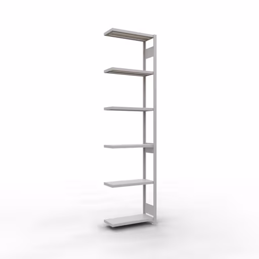 Anbauregal, Fachbodenregal Stecksystem MULTIplus250, 3000 x 750 x 300 mm (HxBxT), 7 Fachböden, Längenriegel, RAL 7035 lichtgrau von der Marke Schulte Lagertechnik Anbauregal, Fachbodenregal Stecksystem MULTIplus250, 3000 x 750 x 300 mm (HxBxT), 7 Fachböden, Längenriegel, RAL 7035 lichtgrau aus der Kategorie Anbauregal mit der Artikelnummer 32837-75-LR