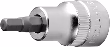 3/8" Bit Stecknuss Innen-6kant 3 mm von der Marke PROJAHN Bit-Steckschlüssel-Einsatz für Innen-6kant-Schrauben 10 Typ Variante: 3/8" Bit Stecknuss Innen-6-kant 3 mm aus der Kategorie Steckschlüssel Sätze & Einzelteile mit der Artikelnr. 206003