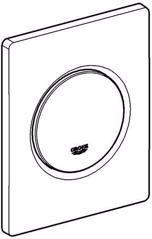 GROHE Urinal-Betätigung Nova Cosmopolitan 38804 Flow Management System manuelle Betätigung alpinweiß