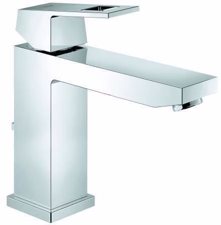 GROHE Einhand-Waschtischbatterie Eurocube 23445 mittelhohe Ausführung chrom von der Marke Waschtischarmaturen GROHE Einhand-Waschtischbatterie Eurocube 23445 mittelhohe Ausführung chrom aus der Kategorie Waschtischarmaturen mit der Teilenummer 6000516967