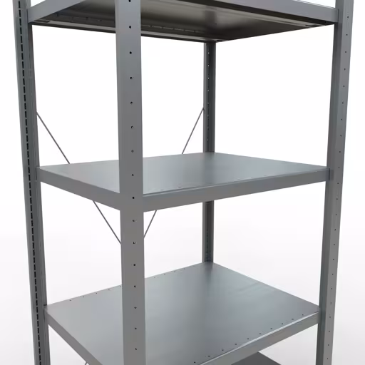 Abbildung Nr 7 des Artikels Grundregal, Fachbodenregal Stecksystem MULTIplus250, 2000 x 750 x 600 mm (HxBxT), 5 Fachböden, Kreuzstrebe, verzinkt aus der Produktgruppe Stecksystem von der Marke Schulte Lagertechnik