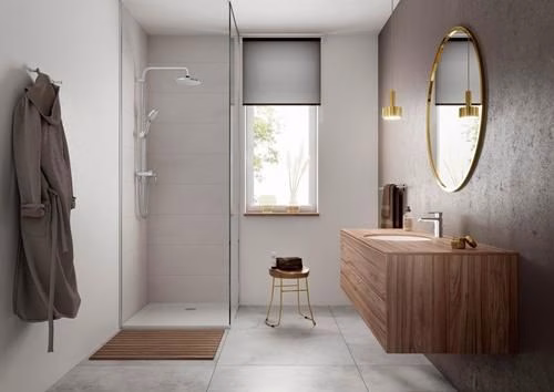 Hansgrohe Einhebel-Waschtischmischer VERNIS Blend 100 mit Zugstangen-Ablaufgarnitur 1 1/4 Zoll chrom