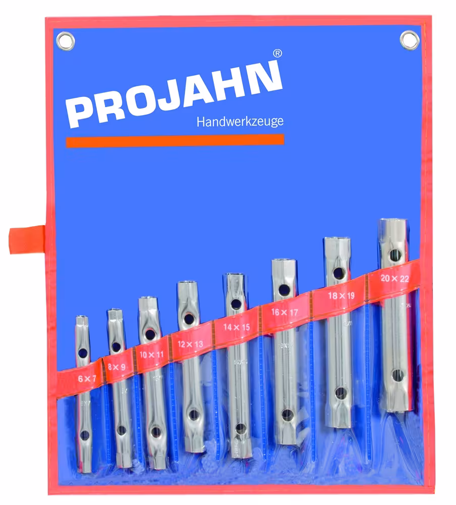 Rohrsteckschlüssel Satz 10 teilig (Art. 260001 für 6-13 mm) Drehstift 146 mm (Art. 26002 für 14-27 mm) von der Marke PROJAHN Rohrsteckschlüssel Satz 10 teilig (Art. 260001 für 6-13 mm) Drehstift 146 mm (Art. 26002 für 14-27 mm) aus der Kategorie Steckschlüssel Sätze & Einzelteile mit der Artikelnummer 9988